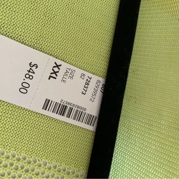 Lime Green Open-Front Women's cardigan. XL - Picture 8 of 8